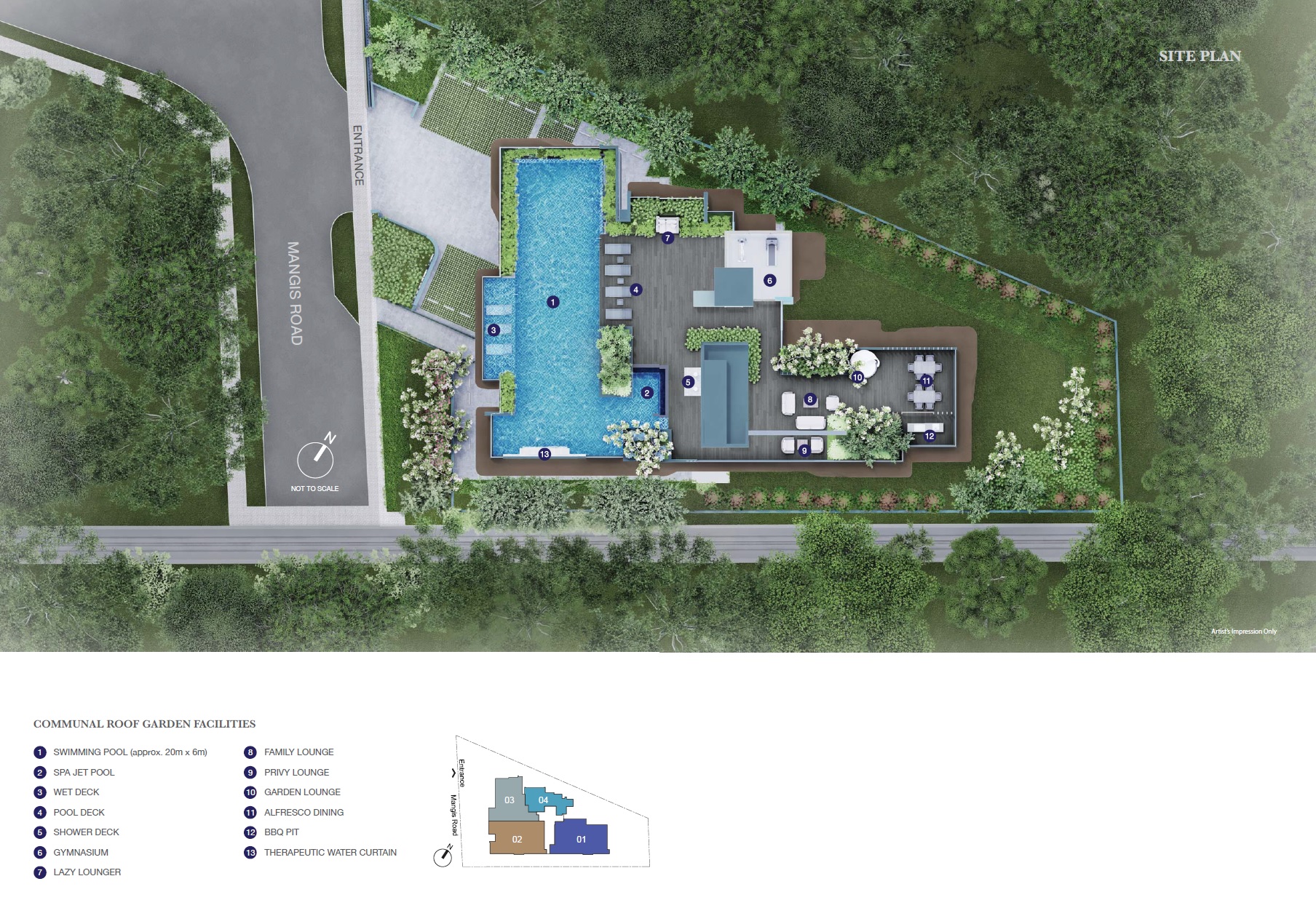 La Mariposa Site Plan